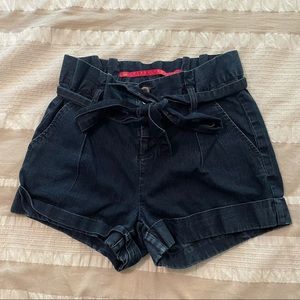 Denim Shorts with Belt